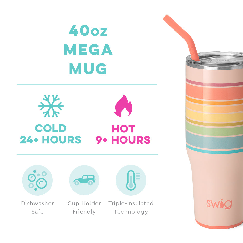 Swig Good Vibrations Mega Mug 40oz