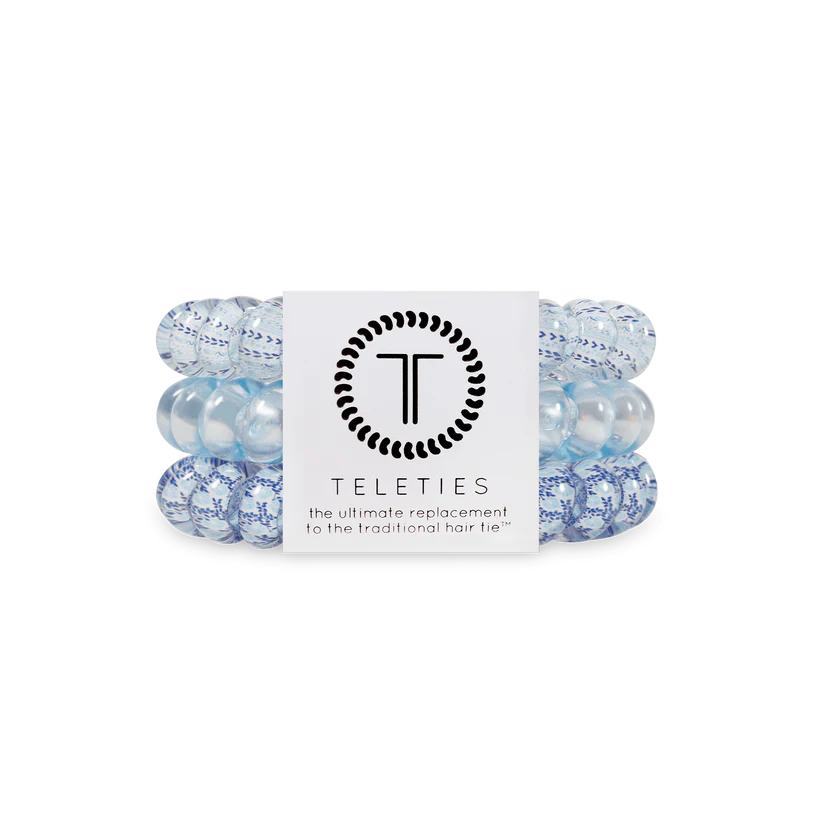 Teleties Large Hair Ties - Hampton Bay