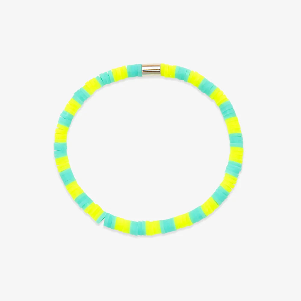 Pura Vida Seascape Vinyl Disc Bracelet - Yucca