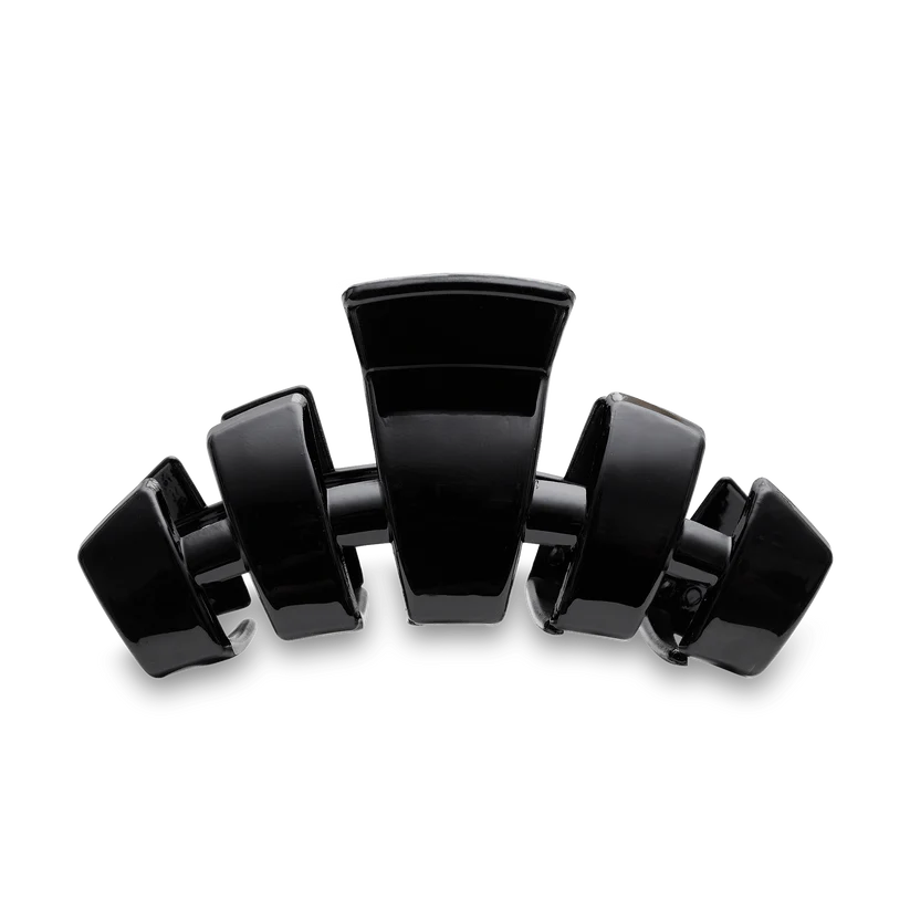 Teleties Large Classic Claw Hair Clip - Jet Black