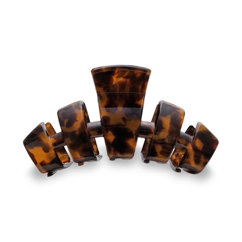 Teleties Large Classic Claw Hair Clip - Tortoise