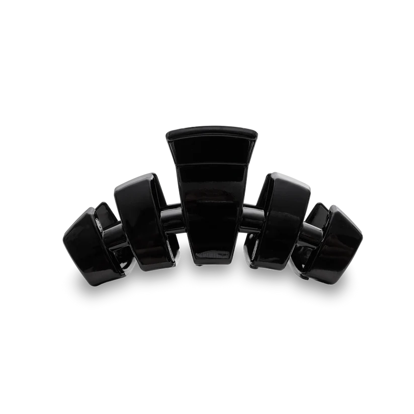 Teleties Medium Classic Claw Hair Clip - Jet Black