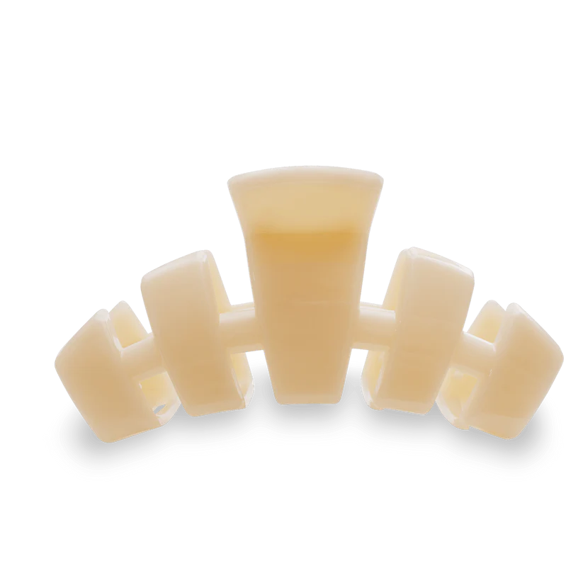 Teleties Medium Classic Claw Hair Clip - Almond Beige