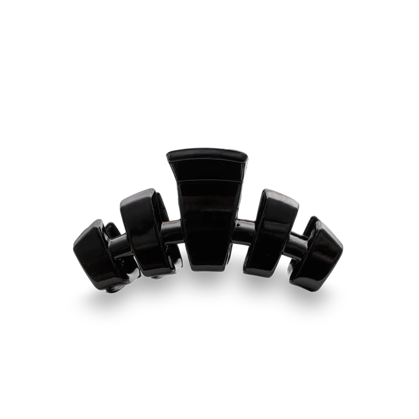 Teleties Tiny Classic Claw Hair Clip - Jet Black