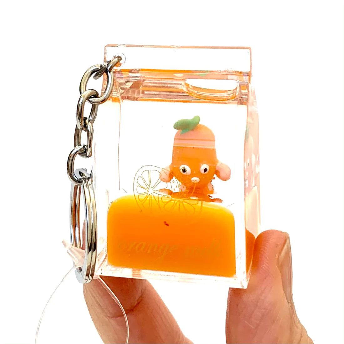 Fruit Carton Floaty Keychain