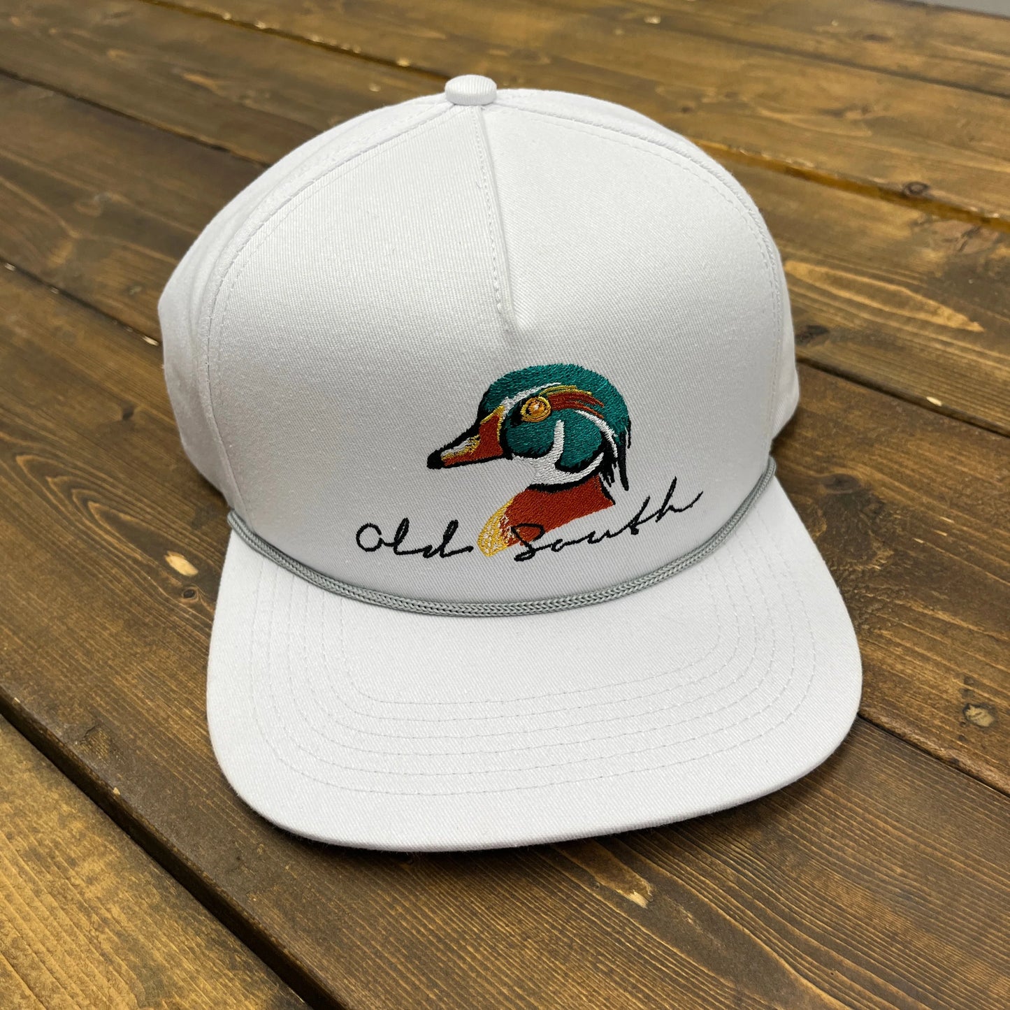 Old South Wood Duck Head Whiteout - Trucker Hat