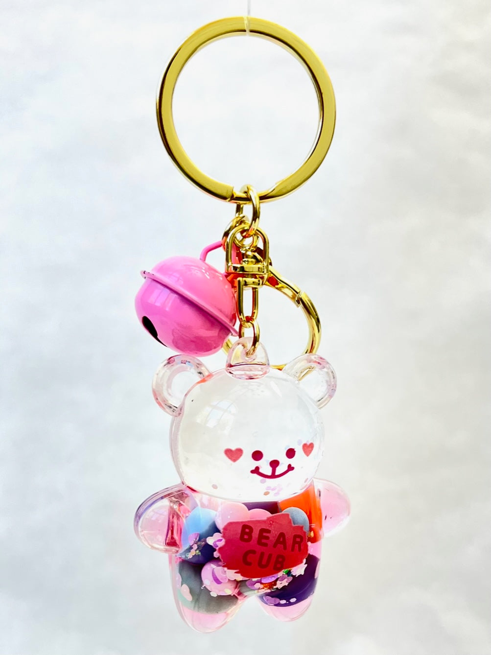 Bear Floaty Charm Keychain