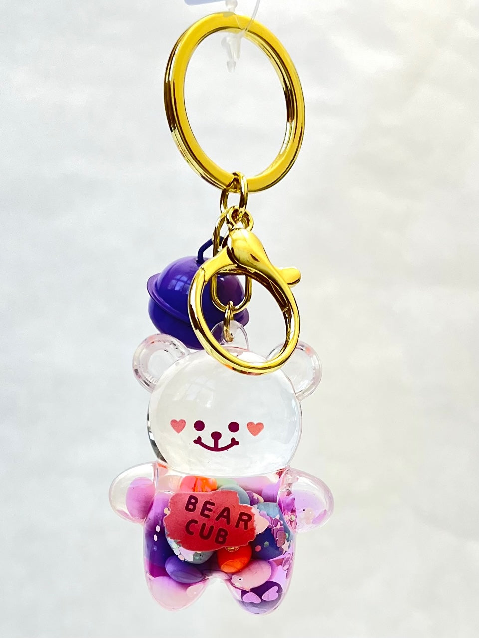Bear Floaty Charm Keychain