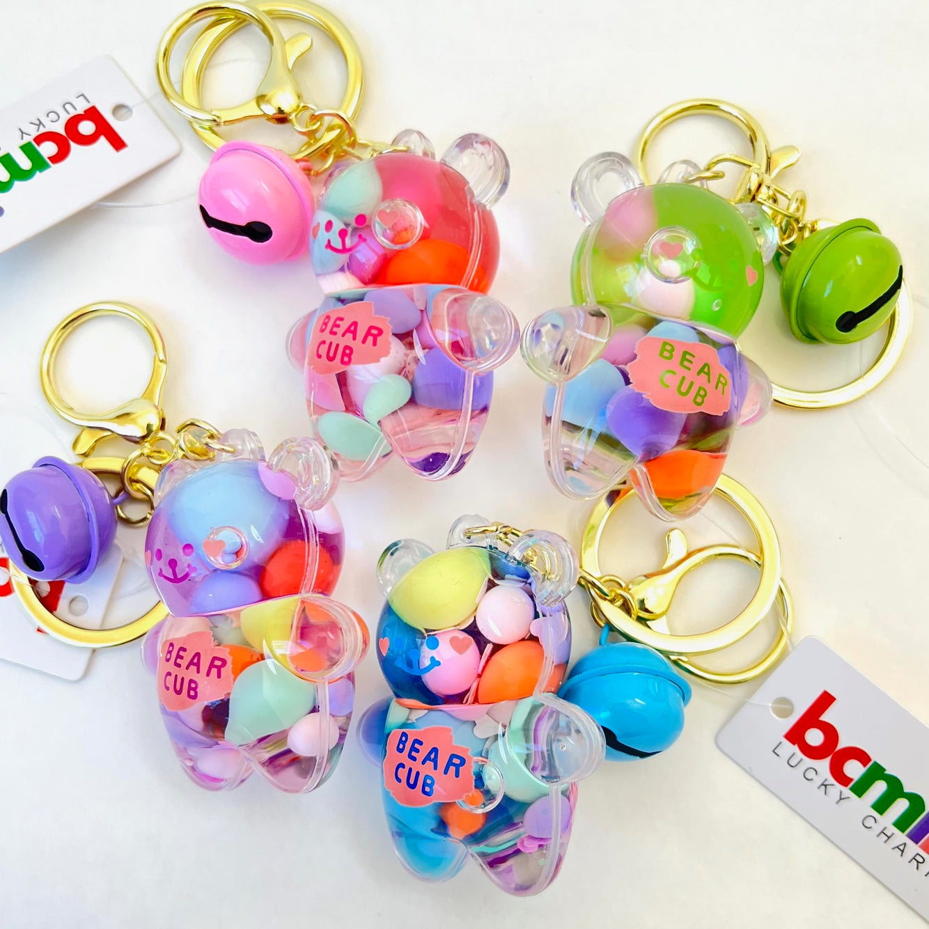 Bear Floaty Charm Keychain