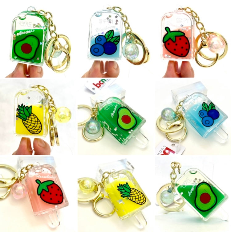 Fruit Popsicle Keychain