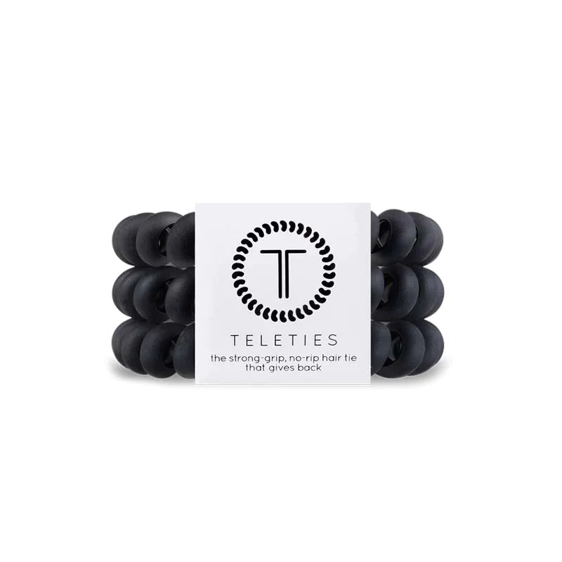 Matte Black Large Teleties