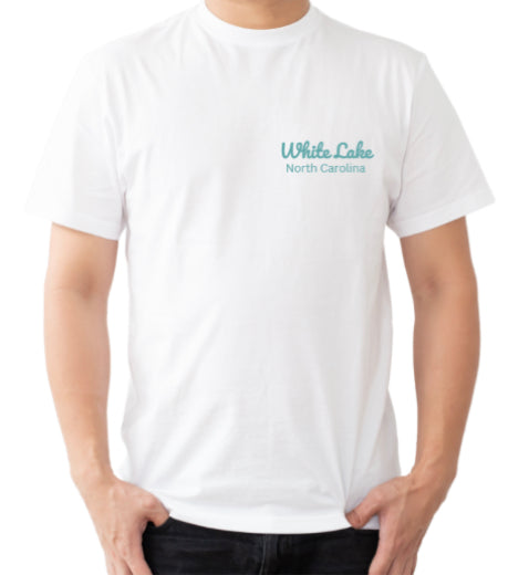 White Lake Crossed Skis Short Sleeve Tee