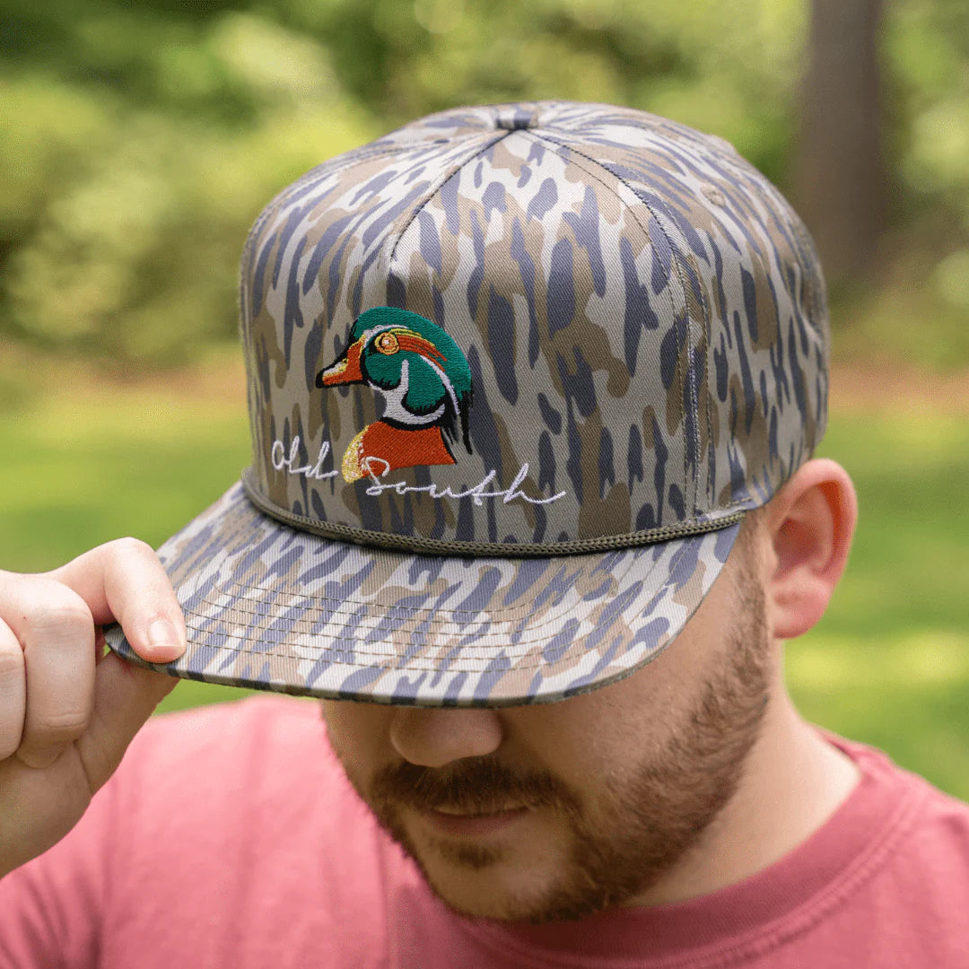Old South Trucker Hat - Wood Duck Head Osland Camo