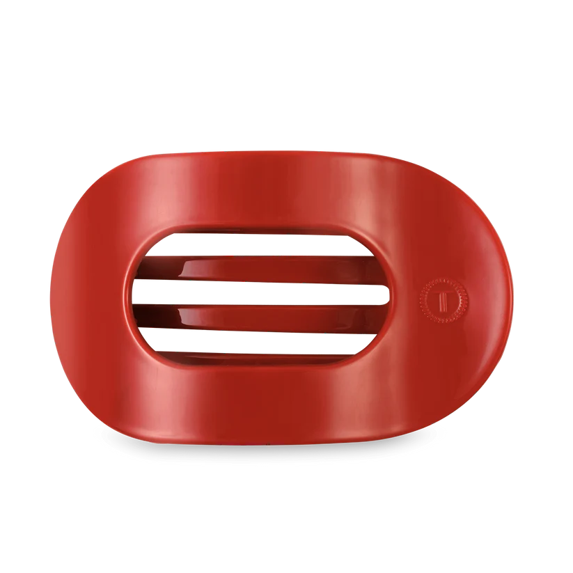 Teleties Large Flat Round Hair Clip - Red Carpet Ready
