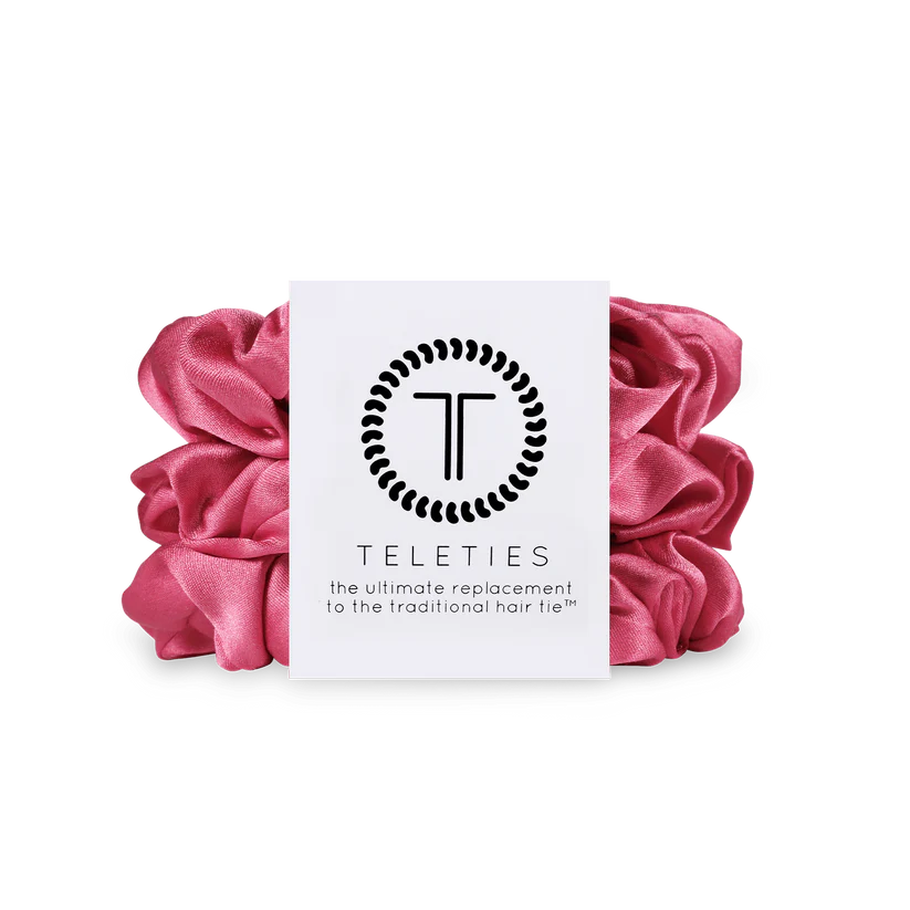 Teleties Large Silk Scrunchies - Slice of Summer