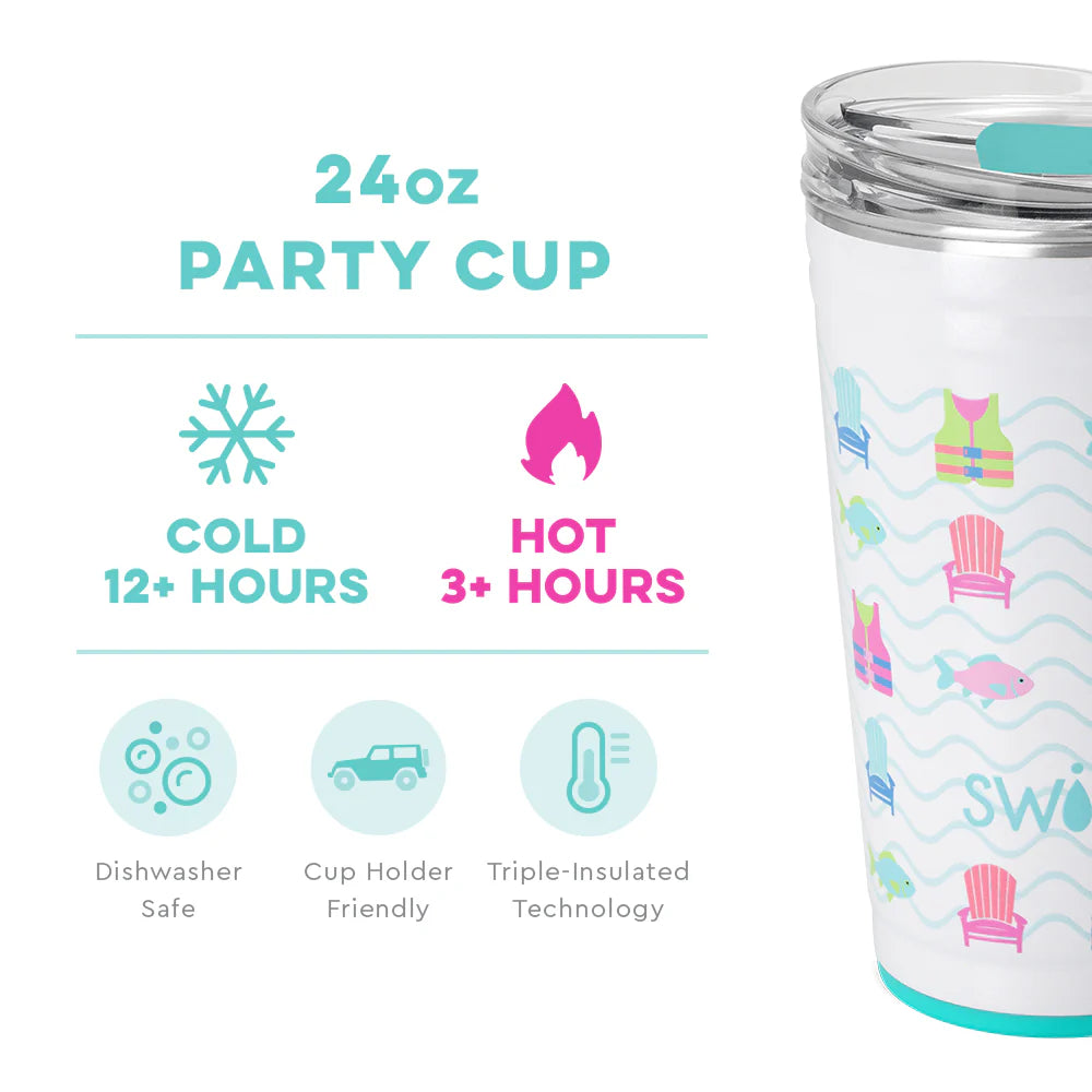 Swig Party Cup Lake Girl 24oz