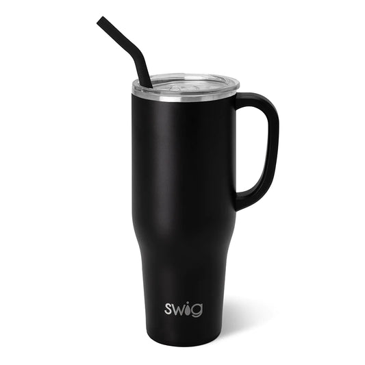 Swig Black Mega Mug 40oz