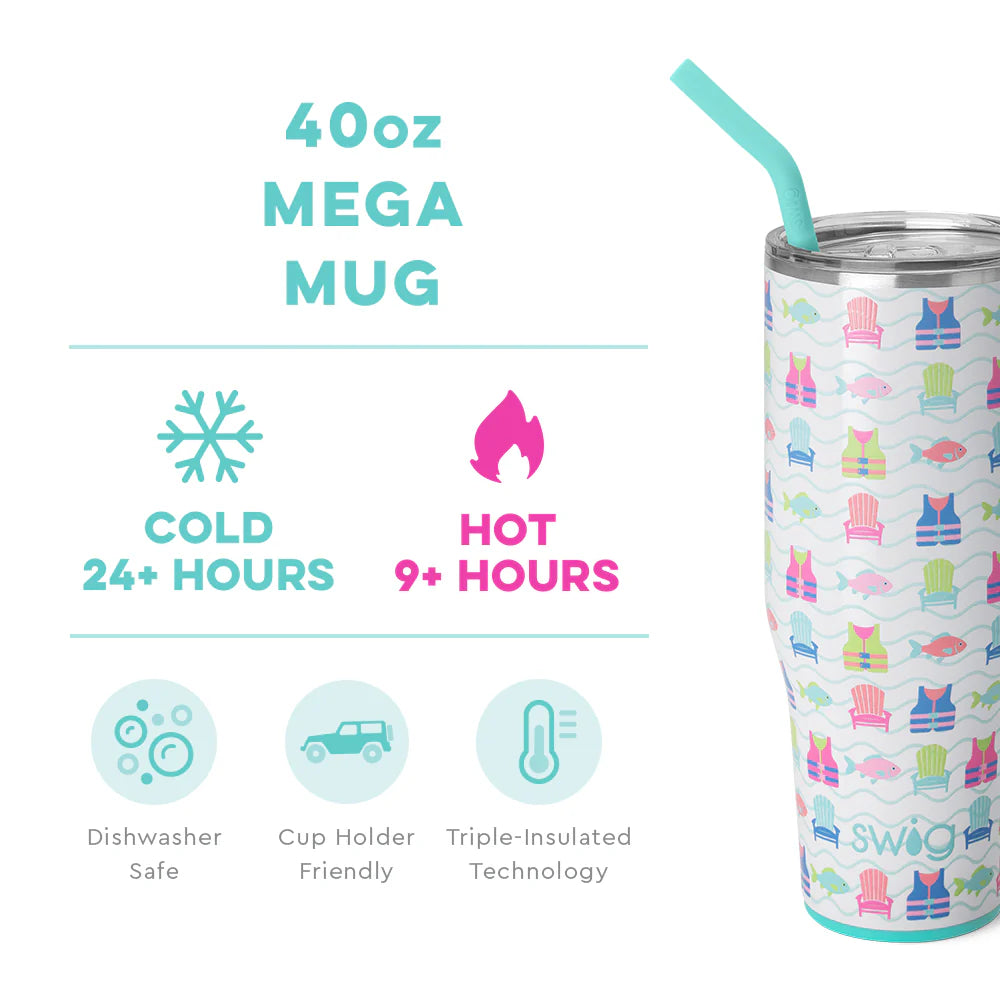 Swig Lake Girl Mega Mug 40oz