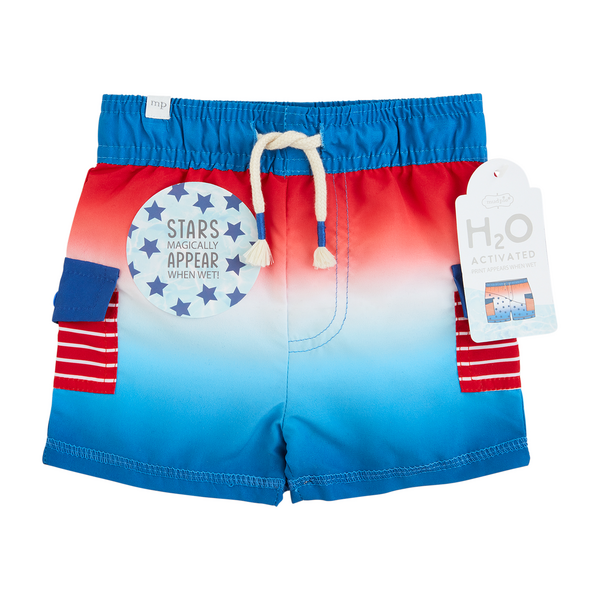 Boys Color Change Swim Trunks