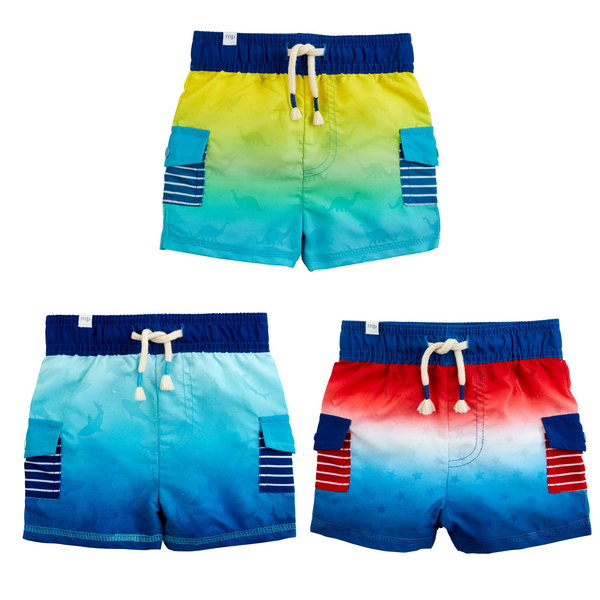 Boys Color Change Swim Trunks