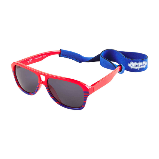 Toddler Boy Sunglasses & Strap Set