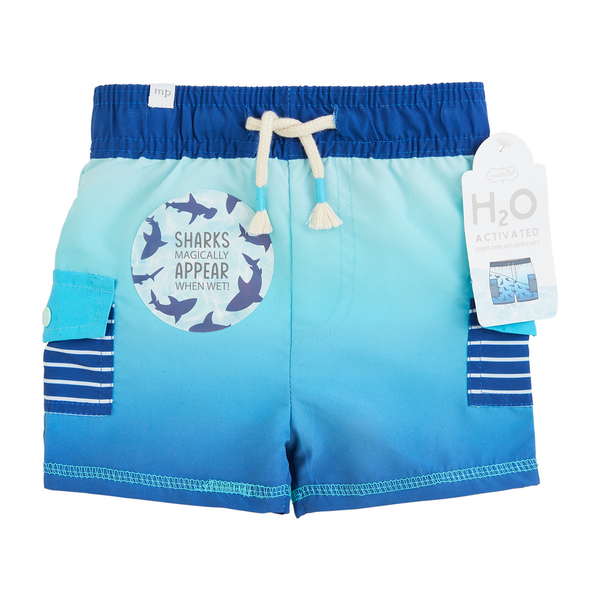 Boys Color Change Swim Trunks