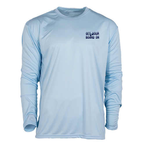 GYBO Long Sleeve Performance Tee Pastel Blue