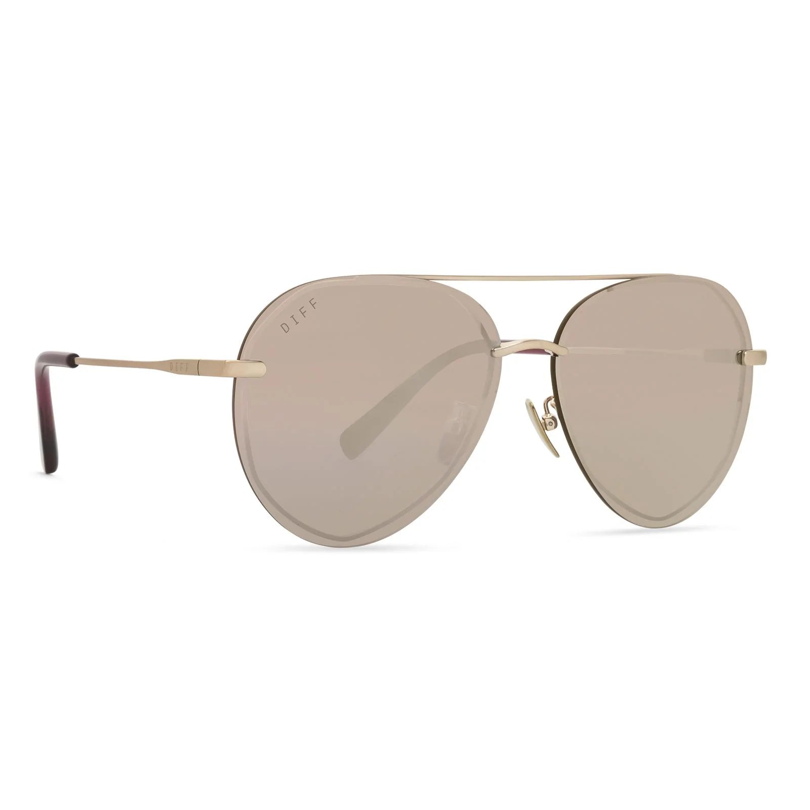 Diff Women's Lenox Polarized Aviator Sunglasses