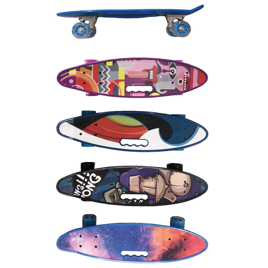 24" Skateboard w/Light-up Wheels
