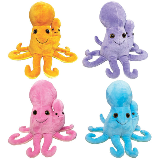Plush Octopus w/baby