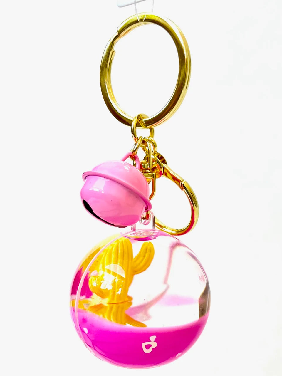 Cactus Floaty Charm Keychain
