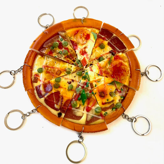 Slice of Pizza Keychain