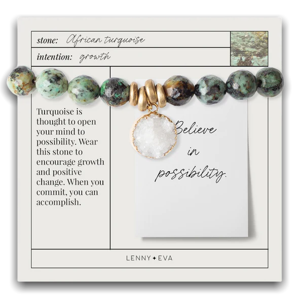 Gemstone Bracelet African Turquoise