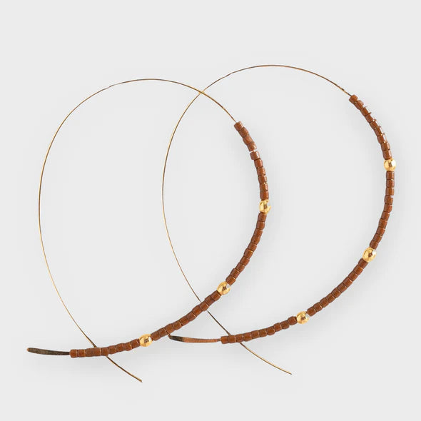 The Confetti Earring - Rust
