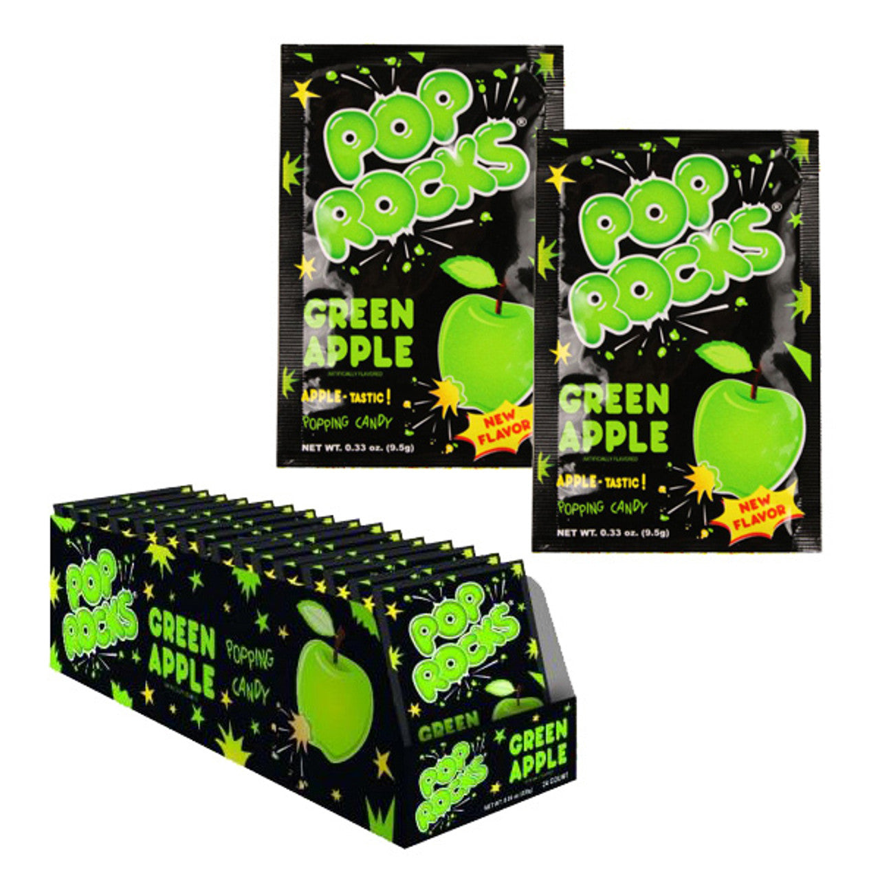 Pop Rocks Green Apple Popping Candy