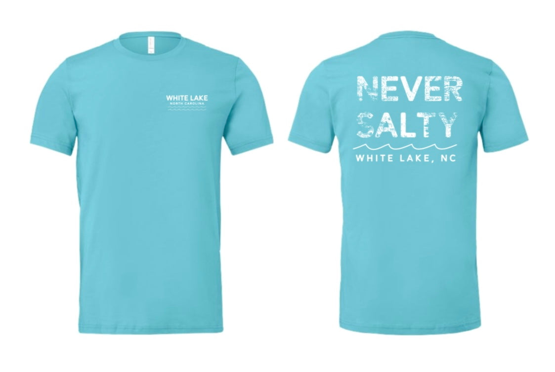 White Lake Never Salty Short Sleeve Tee