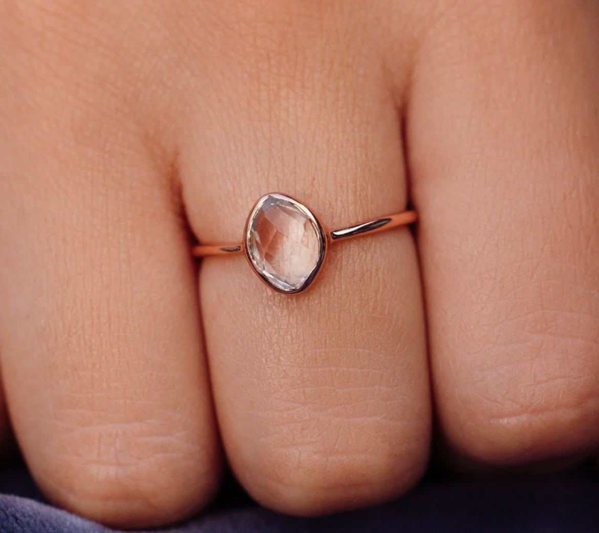 Pura Vida Clear Quartz Ring