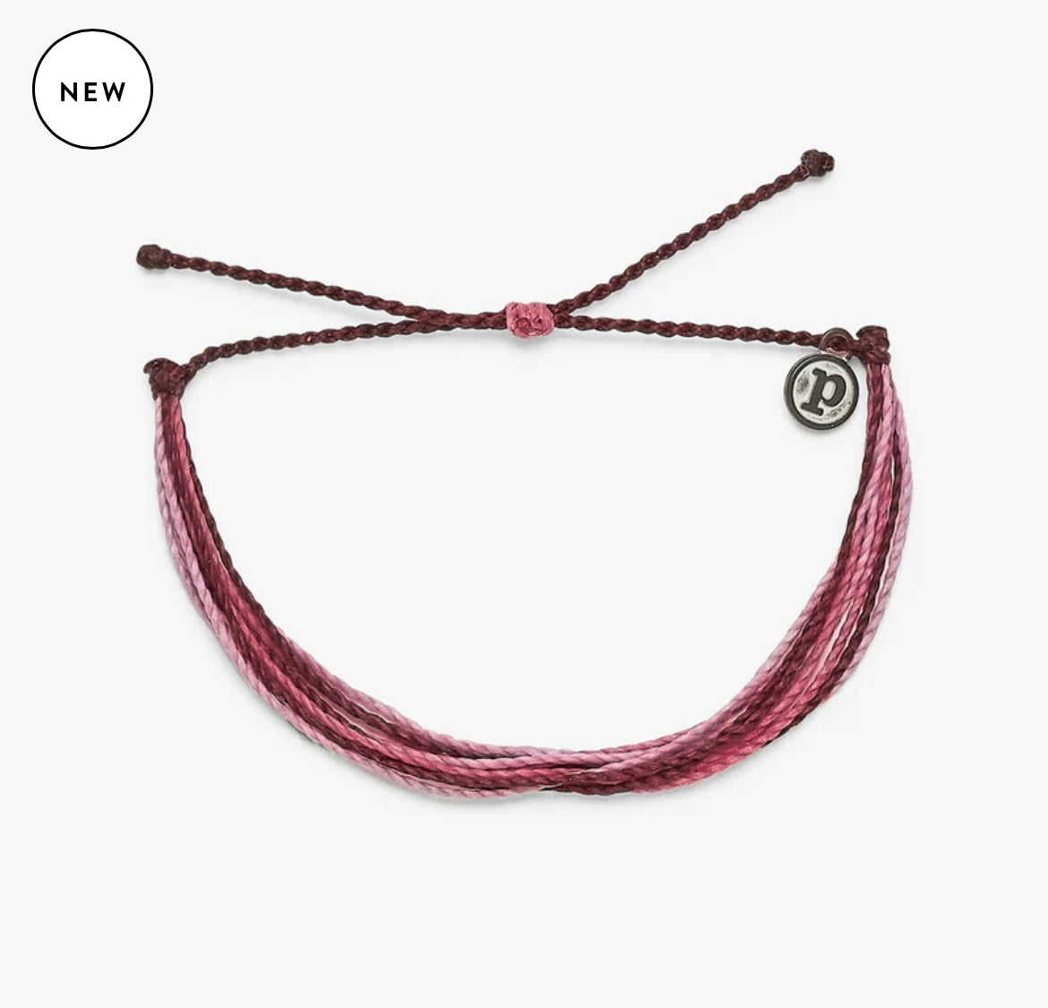 Pura Vida Solid Original Bracelet - Mulberry