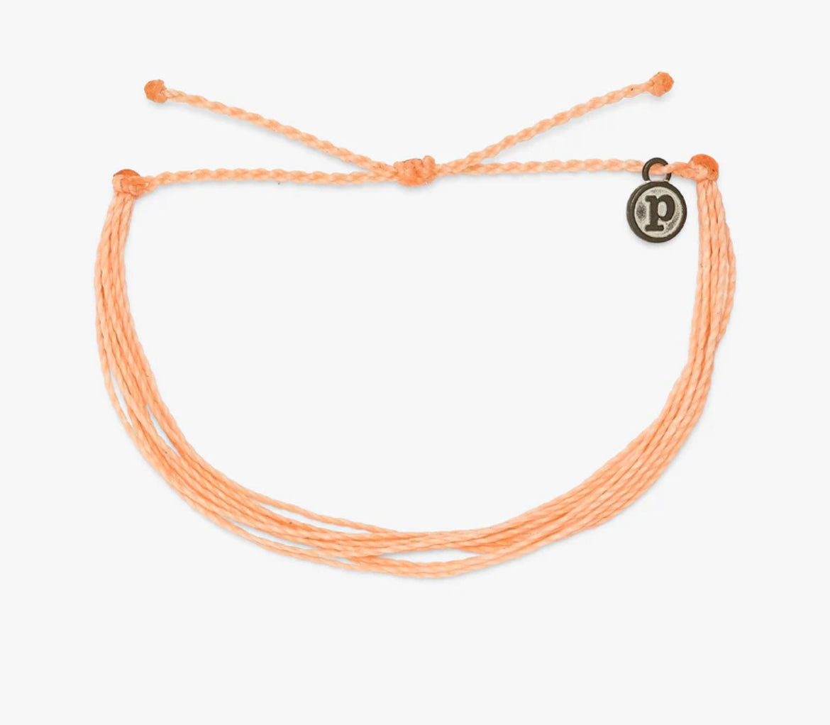 Pura Vida Solid Original Bracelet - Blush