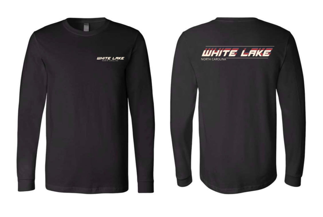 White Lake Stripe Long Sleeve Tee