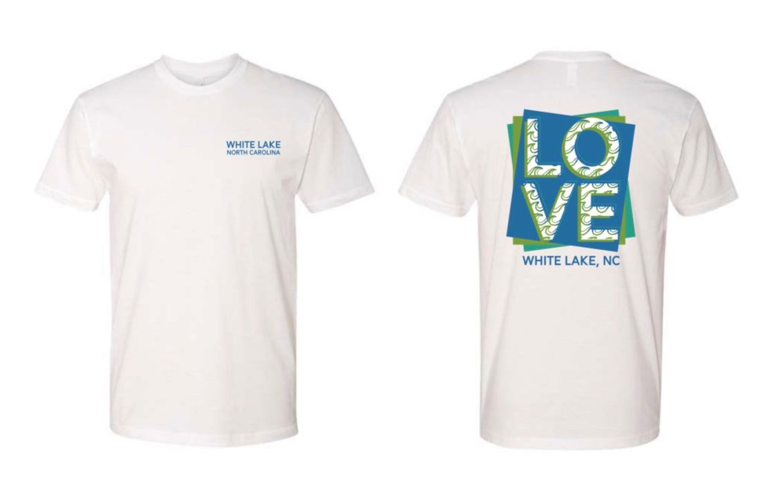 White Lake Love Short Sleeve Tee
