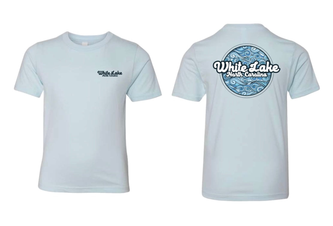 White Lake Waves Short Sleeve Tee - Youth