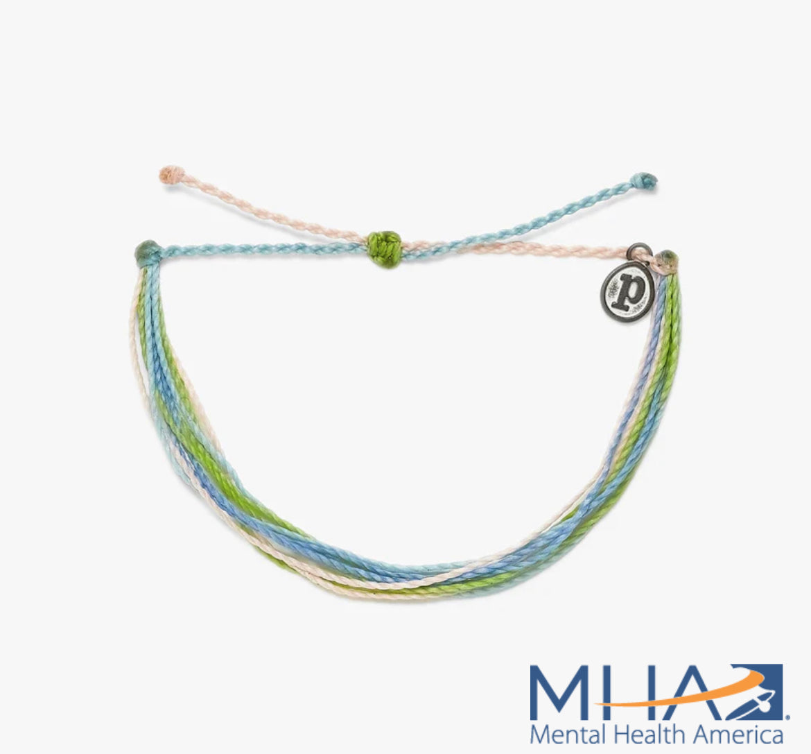 Pura Vida Mental Health Awareness Bracelet