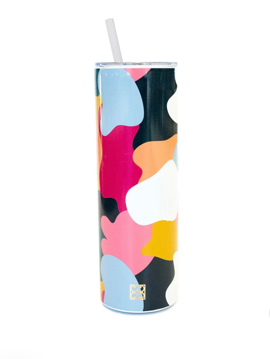 Fade Away Skinny Straw Tumbler