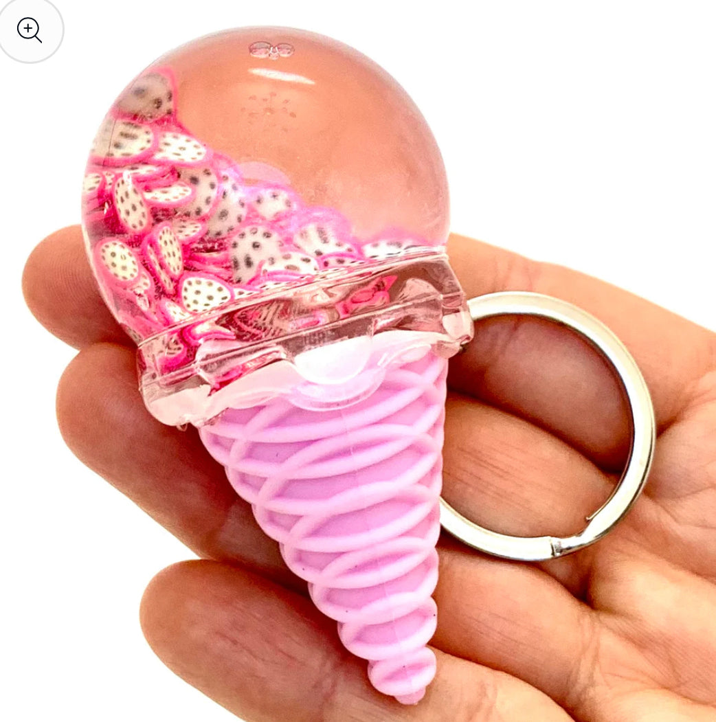 Fruit Ice Cream Floaty Keychain