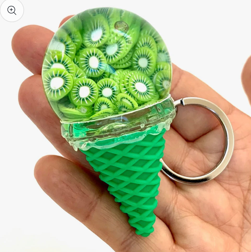 Fruit Ice Cream Floaty Keychain