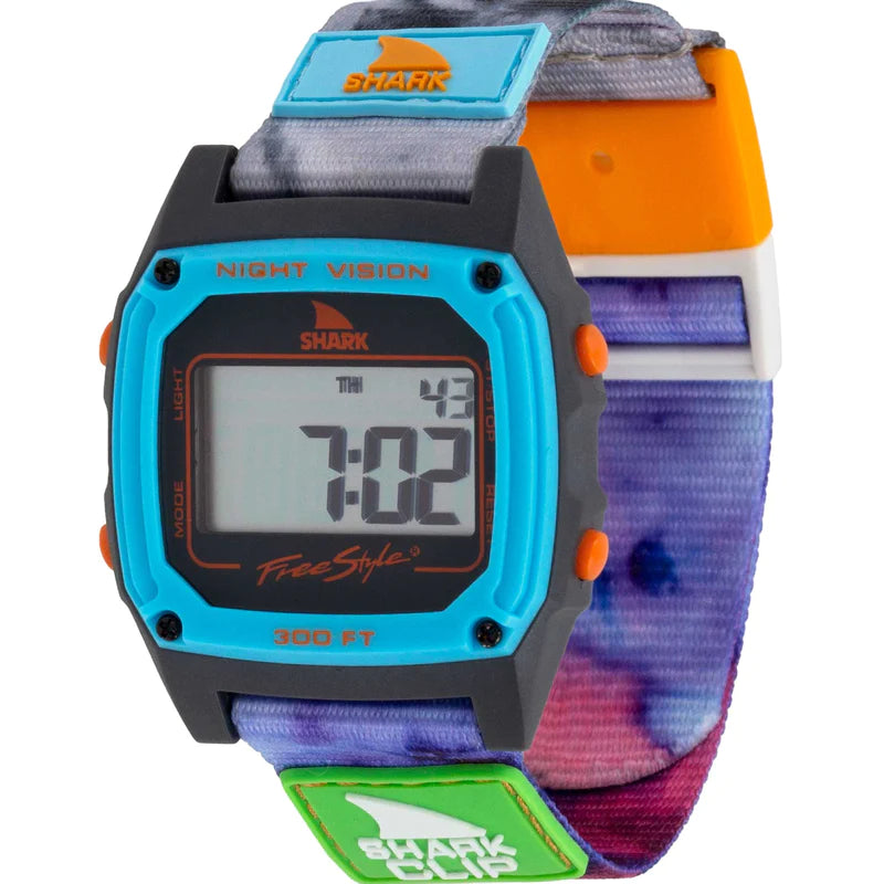 Shark Classic Clip Tie-dye Magenta Blue