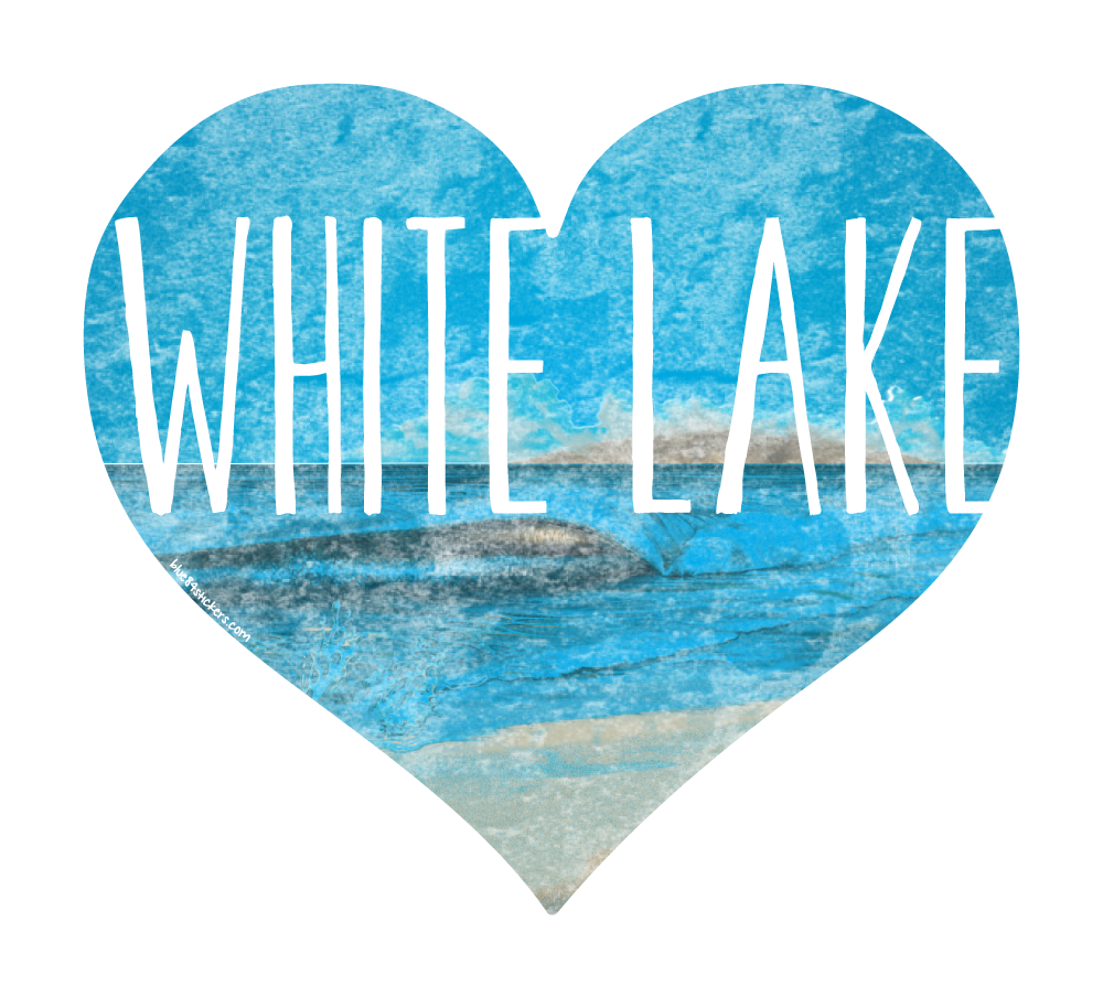 White Lake Sticker -Take Away Lake
