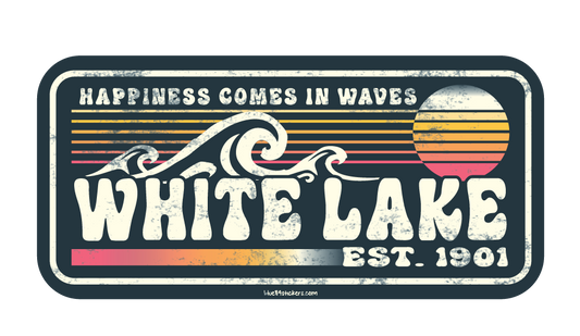 White Lake Sticker - Fearow Waves