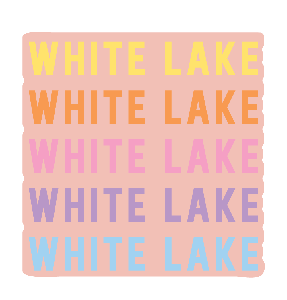 White Lake Sticker - White Lake Spectrum